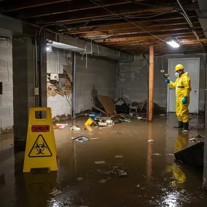 Flooded Basement Electrical Hazard in Twin Lakes, CO Property